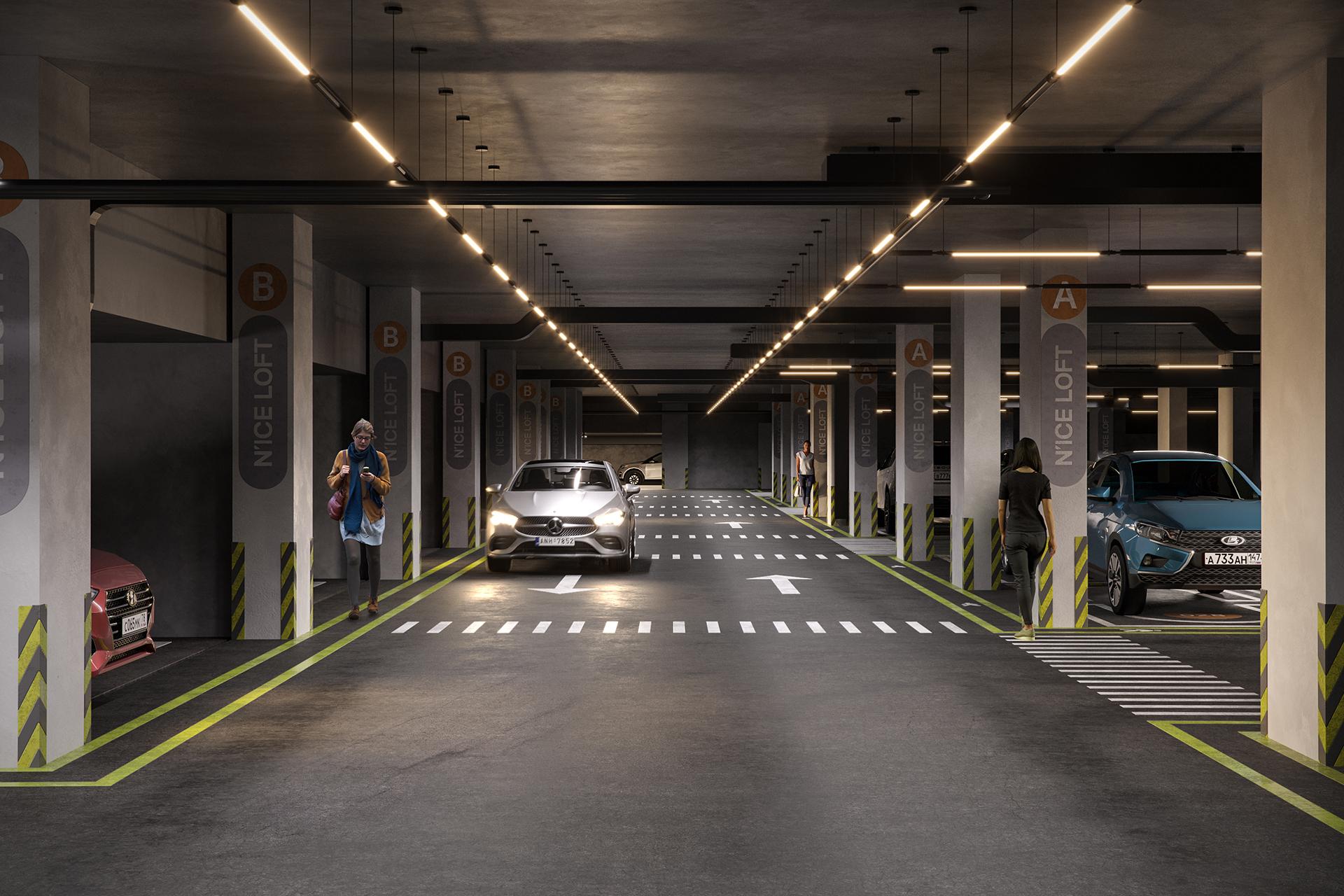 Старт продаж машино-мест в МФК N'ICE LOFT